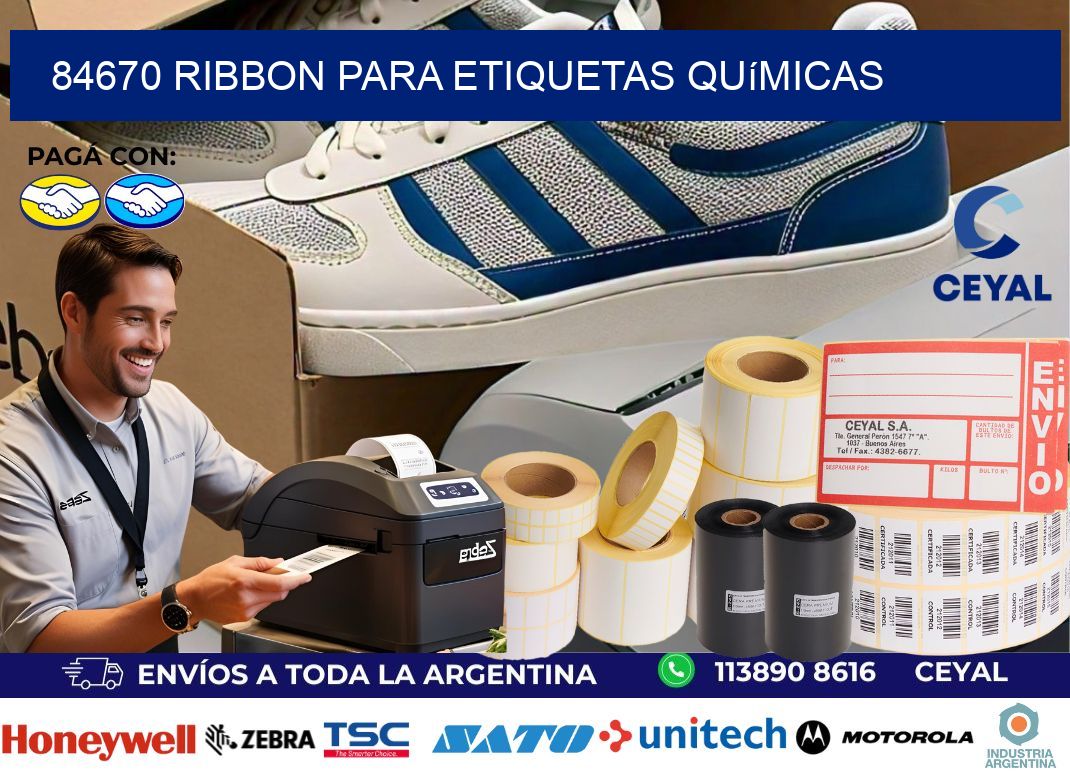 84670 ribbon para etiquetas químicas
