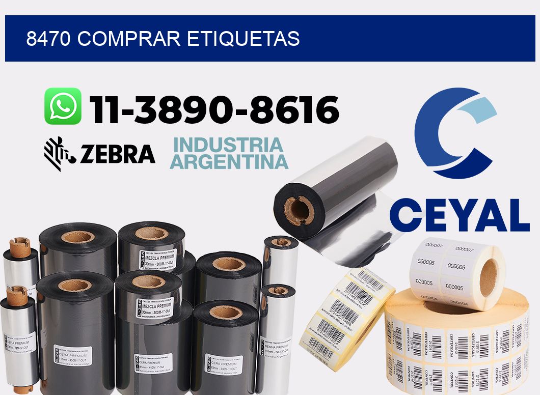 8470 comprar etiquetas