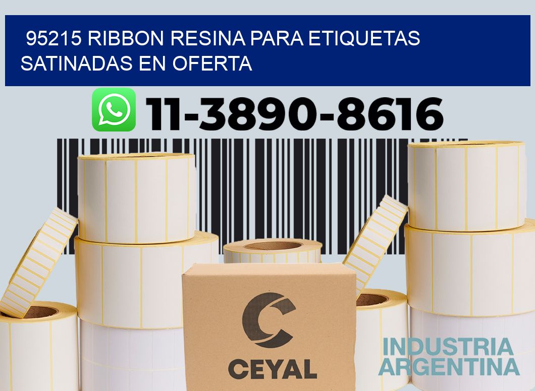 95215 ribbon resina para etiquetas satinadas en oferta