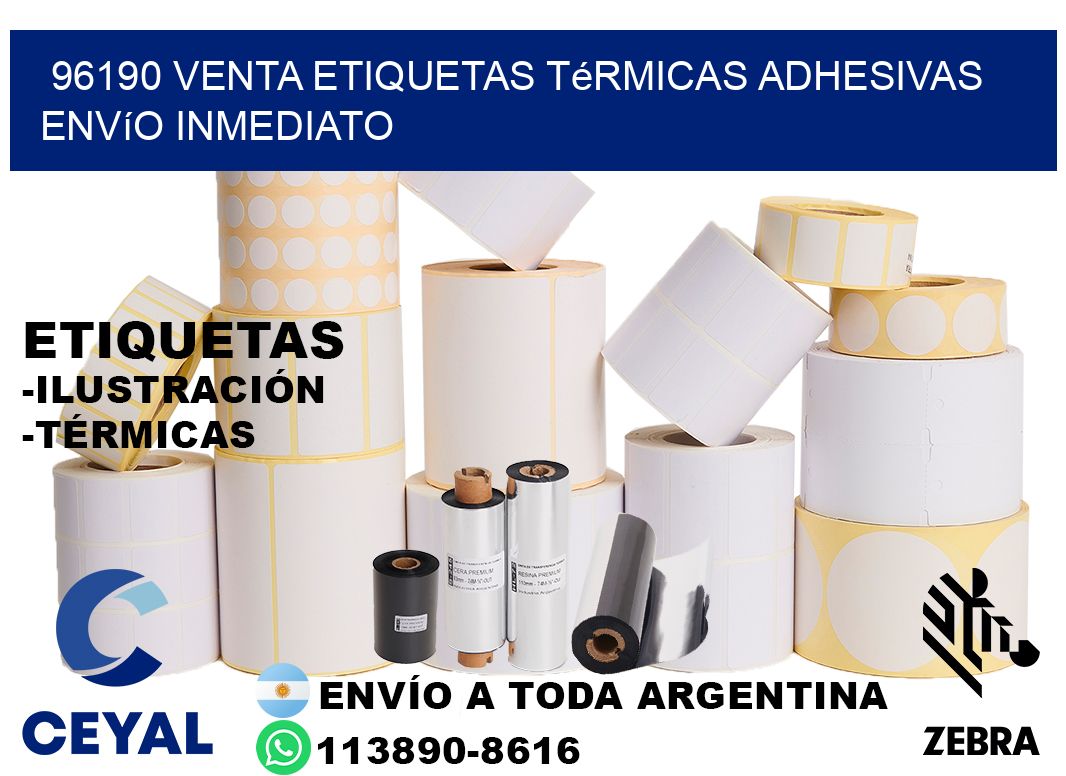 96190 venta etiquetas térmicas adhesivas envío inmediato