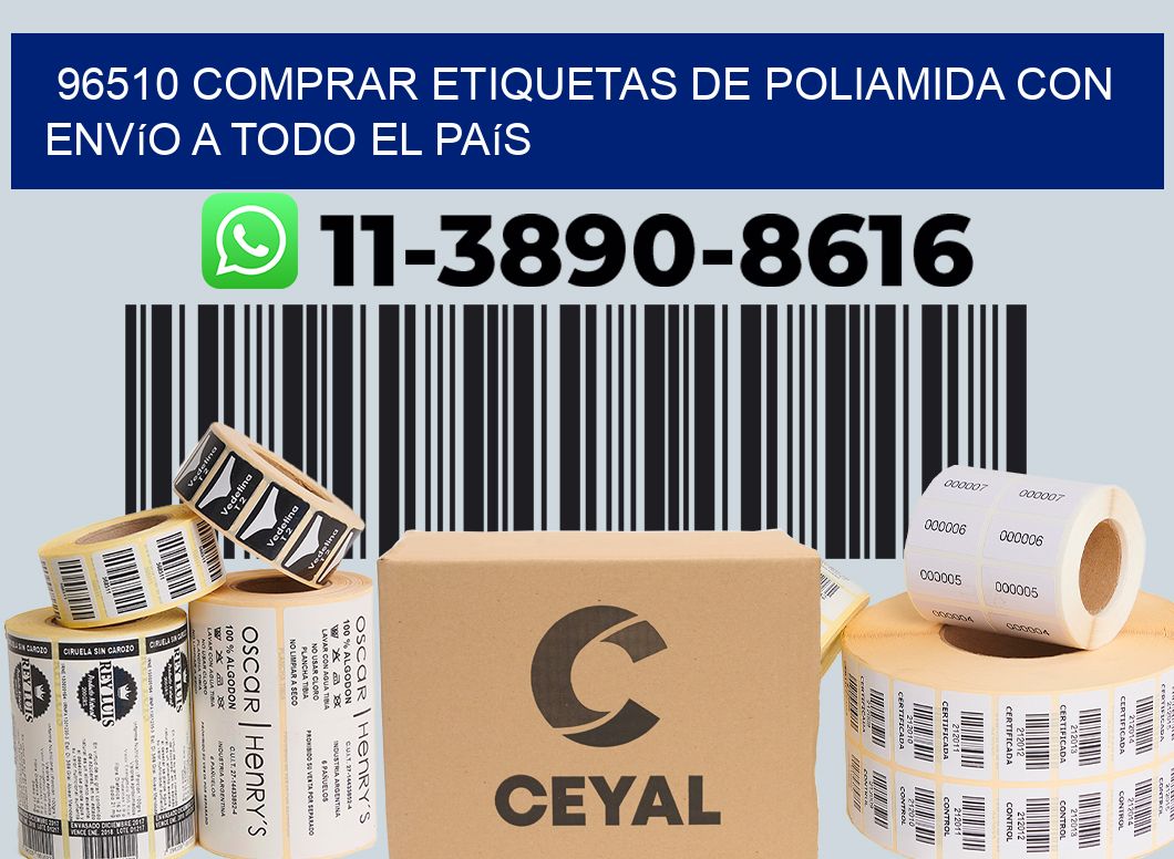 96510 comprar etiquetas de poliamida con envío a todo el país