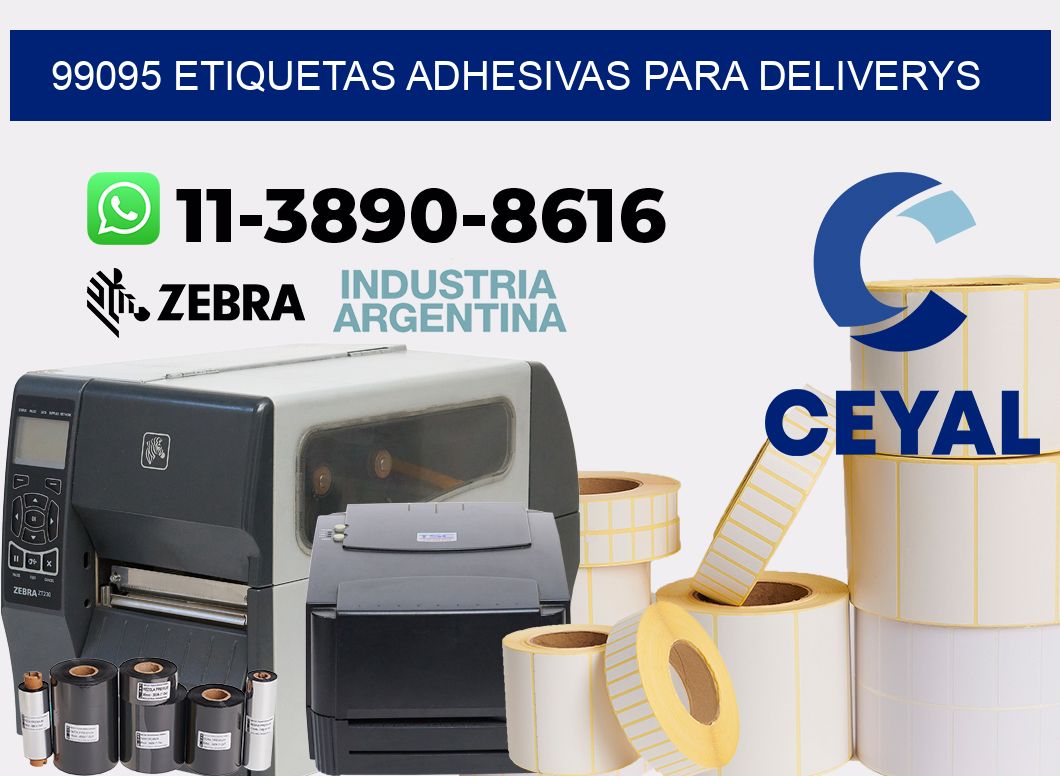 99095 etiquetas adhesivas para deliverys