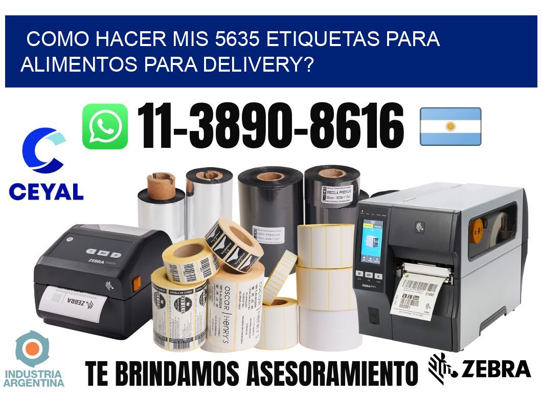 como hacer mis 5635 etiquetas para alimentos para delivery?