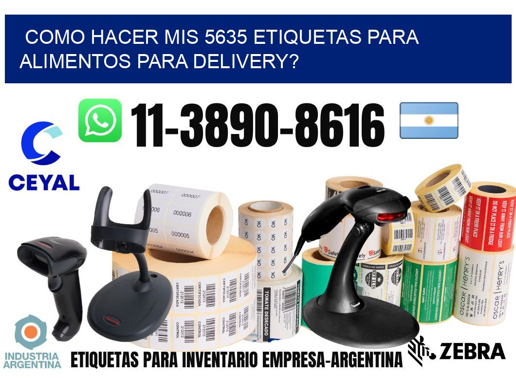 como hacer mis 5635 etiquetas para alimentos para delivery?