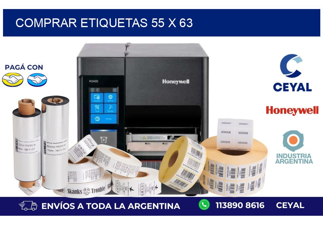 comprar etiquetas 55 x 63