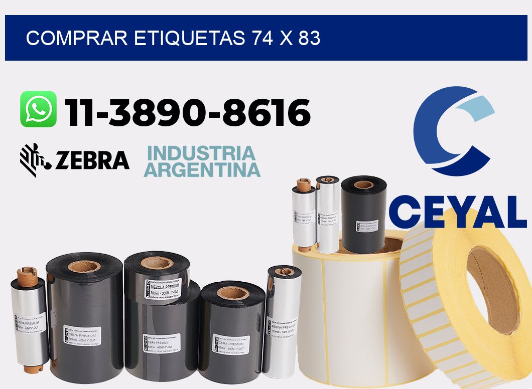 comprar etiquetas 74 x 83