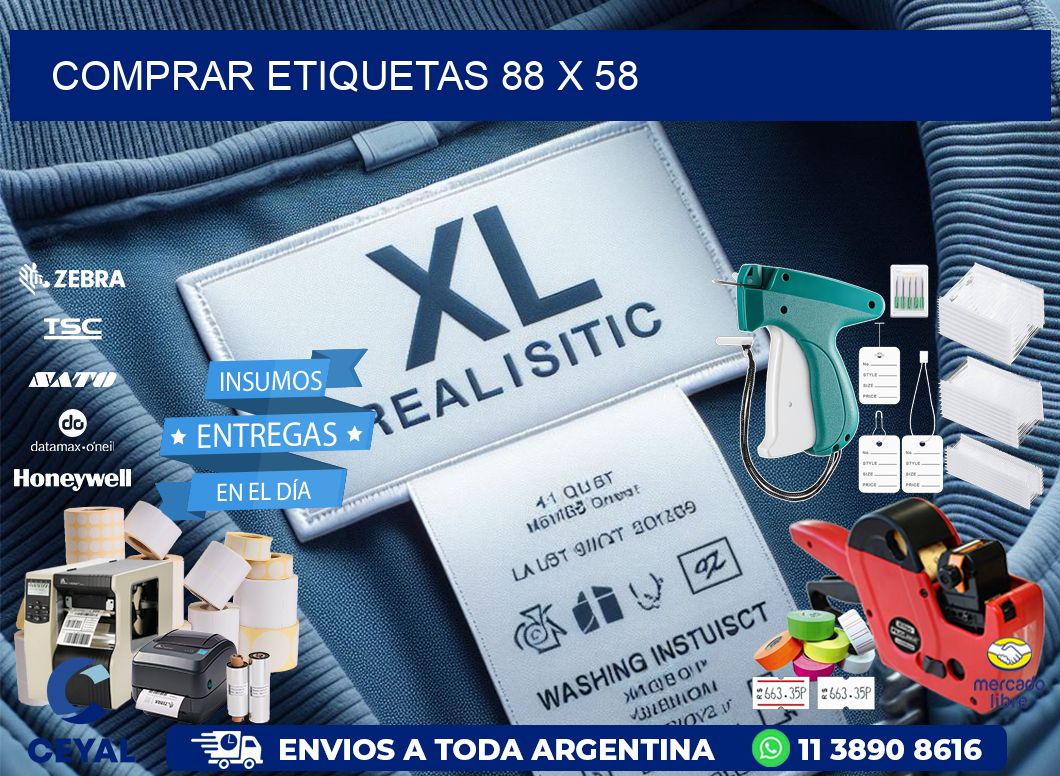 comprar etiquetas 88 x 58