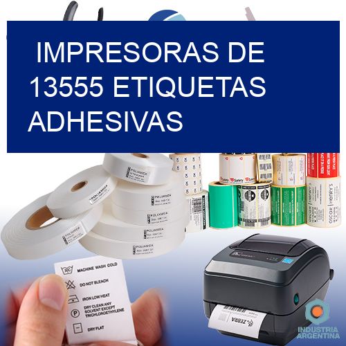 impresoras de 13555 etiquetas adhesivas