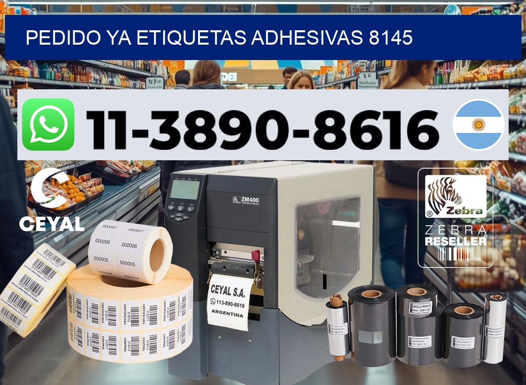 pedido ya etiquetas adhesivas 8145