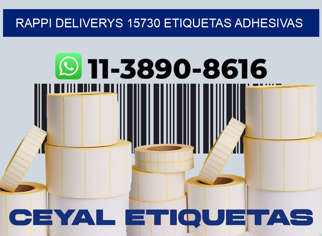 rappi deliverys 15730 etiquetas adhesivas