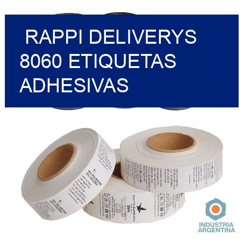 rappi deliverys 8060 etiquetas adhesivas