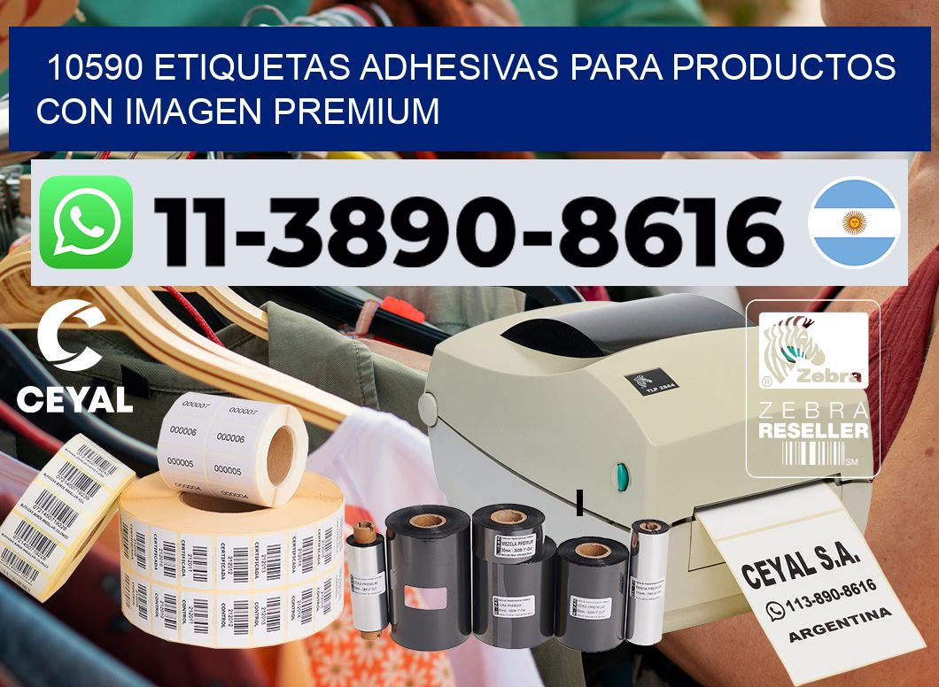 10590 Etiquetas adhesivas para productos con imagen premium