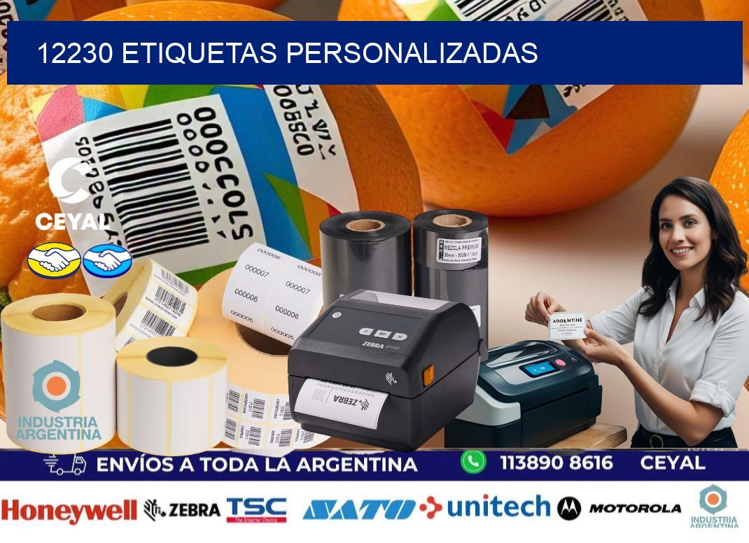12230 etiquetas personalizadas