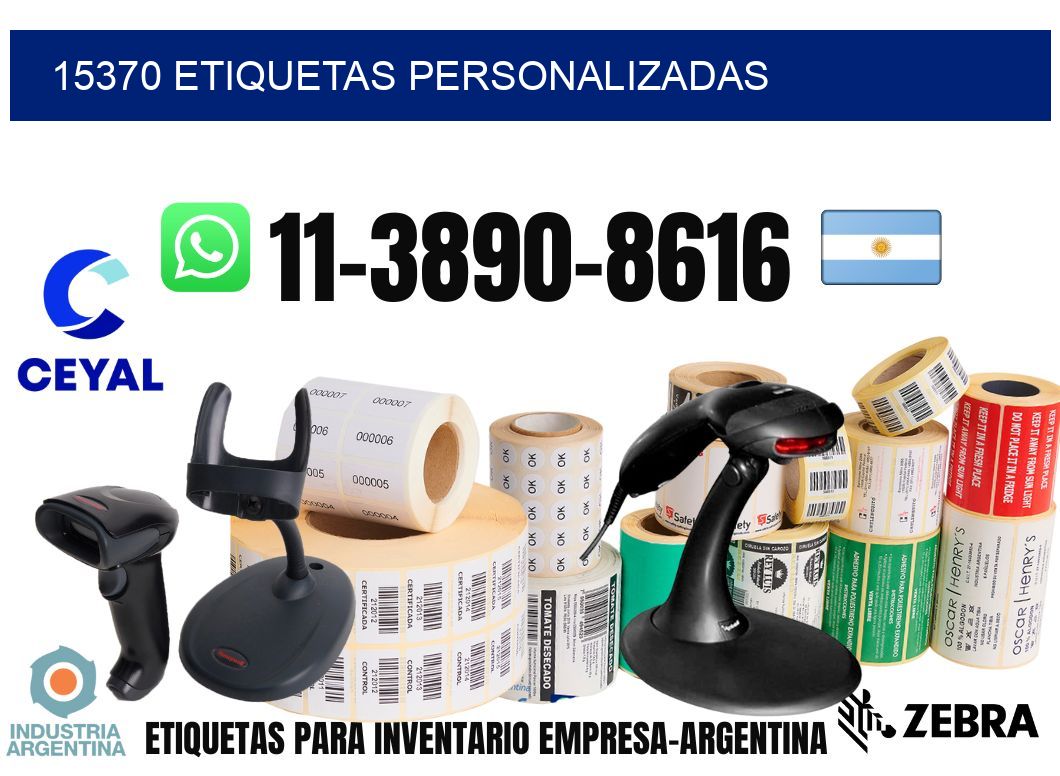 15370 etiquetas personalizadas