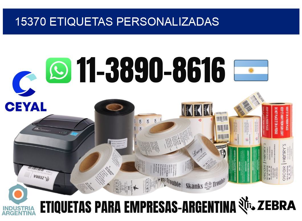 15370 etiquetas personalizadas