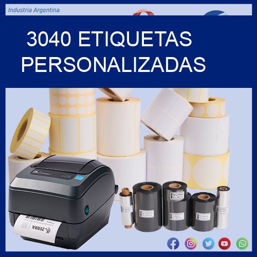 3040 etiquetas personalizadas