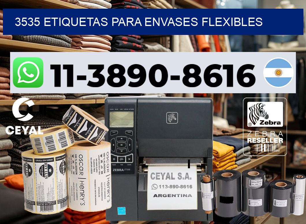 3535 Etiquetas para envases flexibles