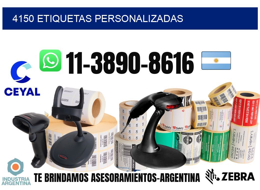 4150 etiquetas personalizadas