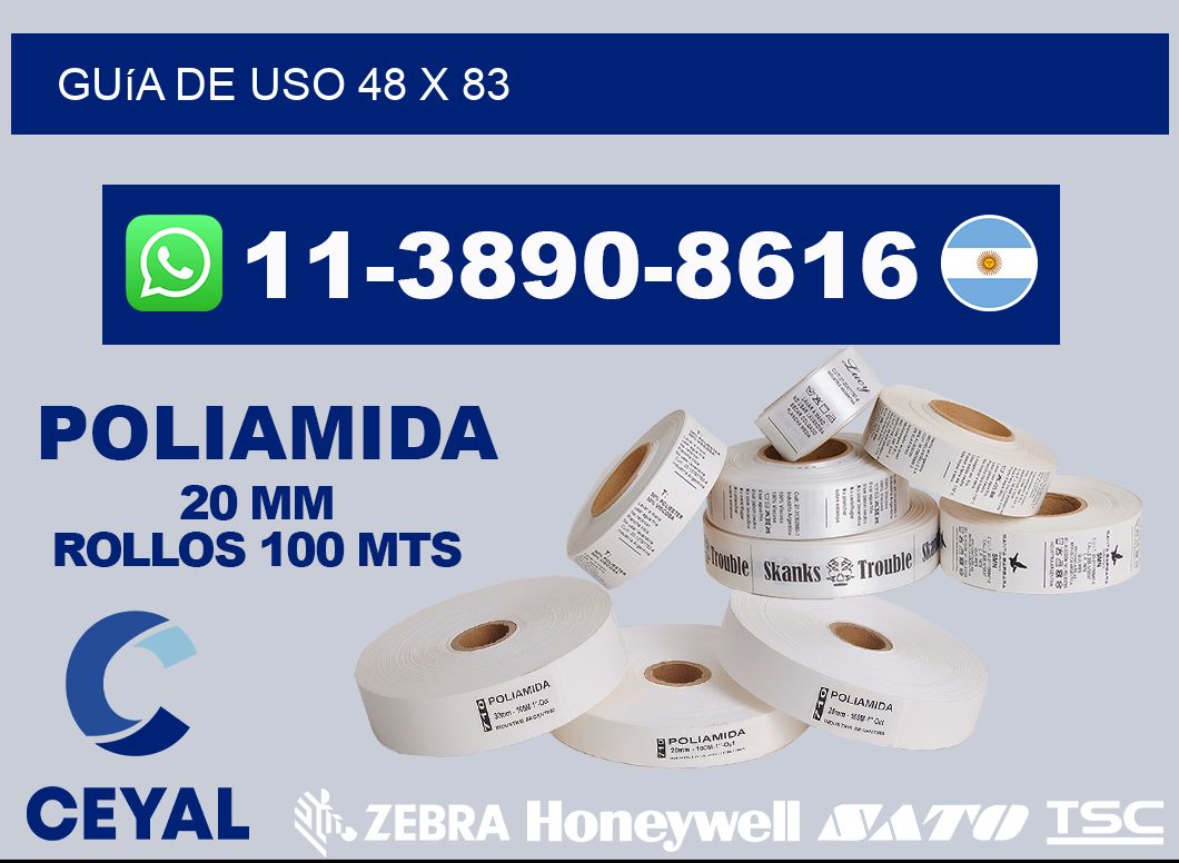 Guía de uso 48 x 83