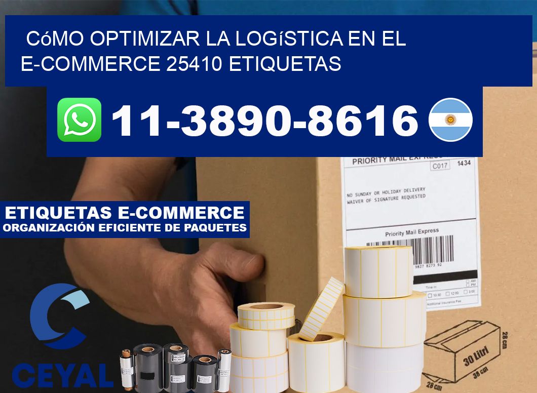 Cómo optimizar la logística en el e-commerce 25410 etiquetas