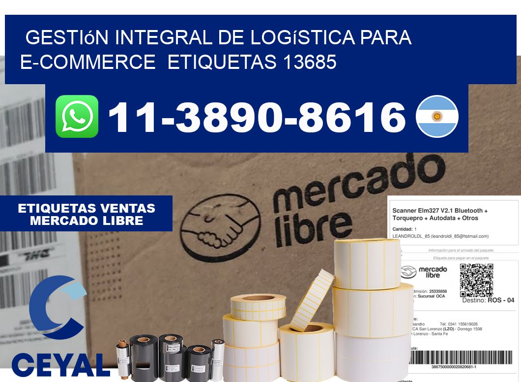 Gestión integral de logística para e-commerce  etiquetas 13685