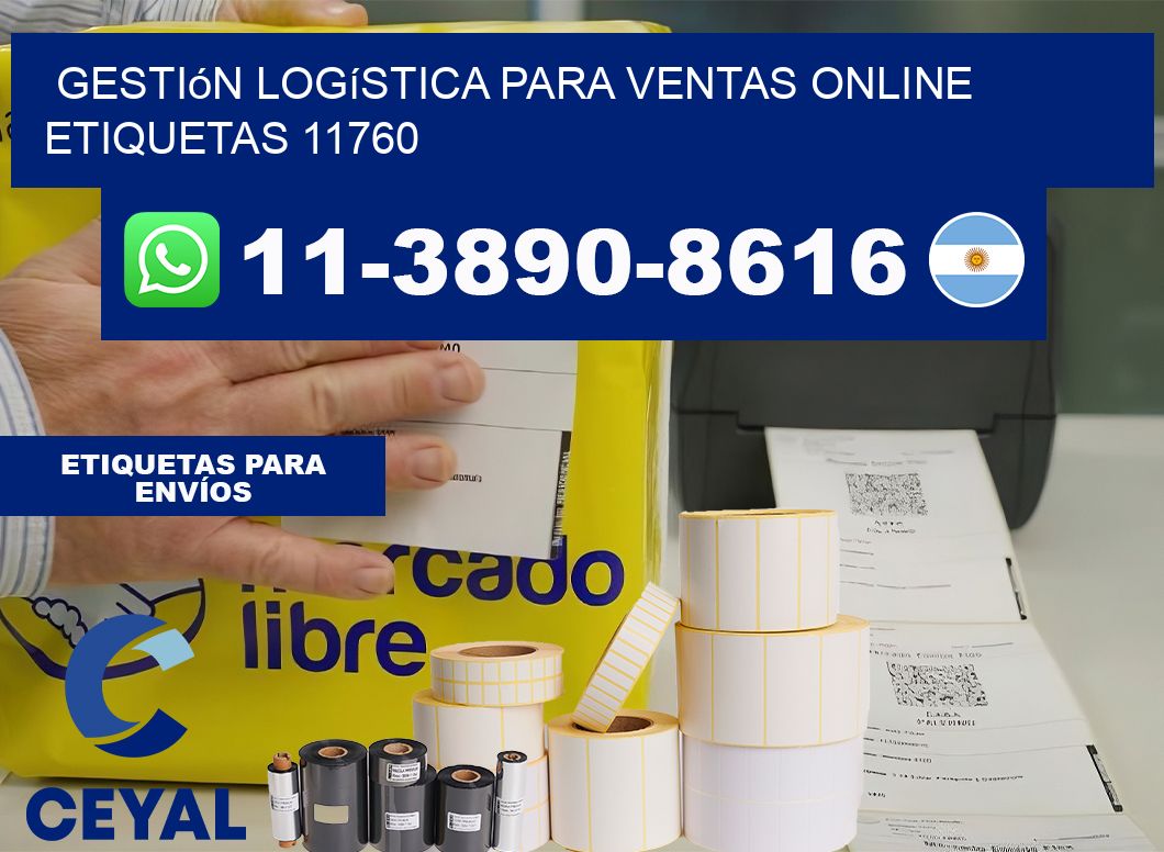 Gestión logística para ventas online  etiquetas 11760