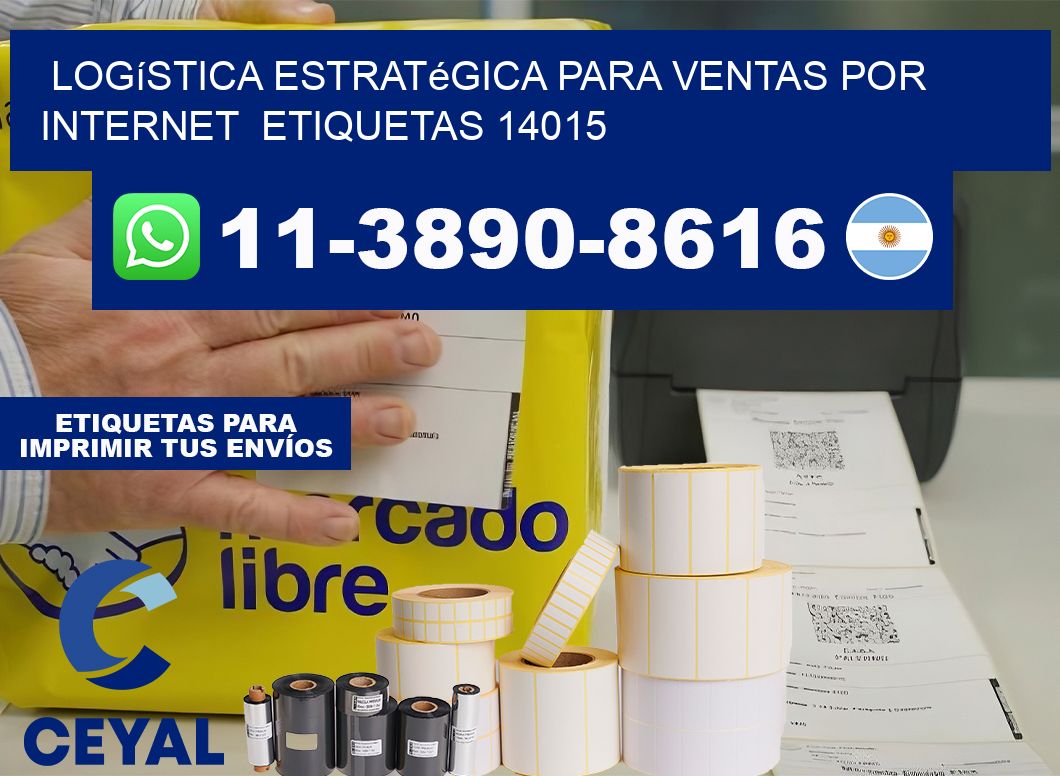 Logística estratégica para ventas por internet  etiquetas 14015
