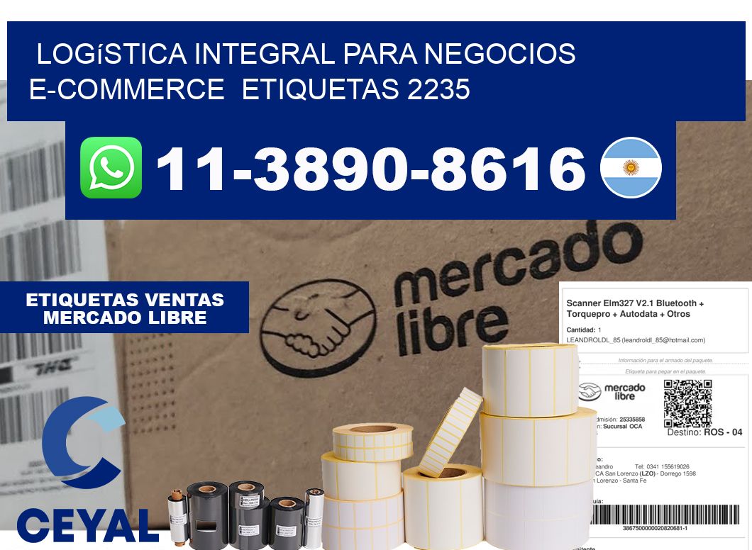 Logística integral para negocios e-commerce etiquetas 2235