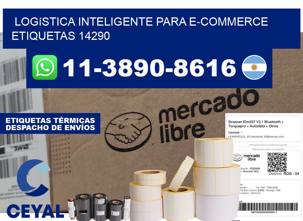Logística inteligente para e-commerce  etiquetas 14290