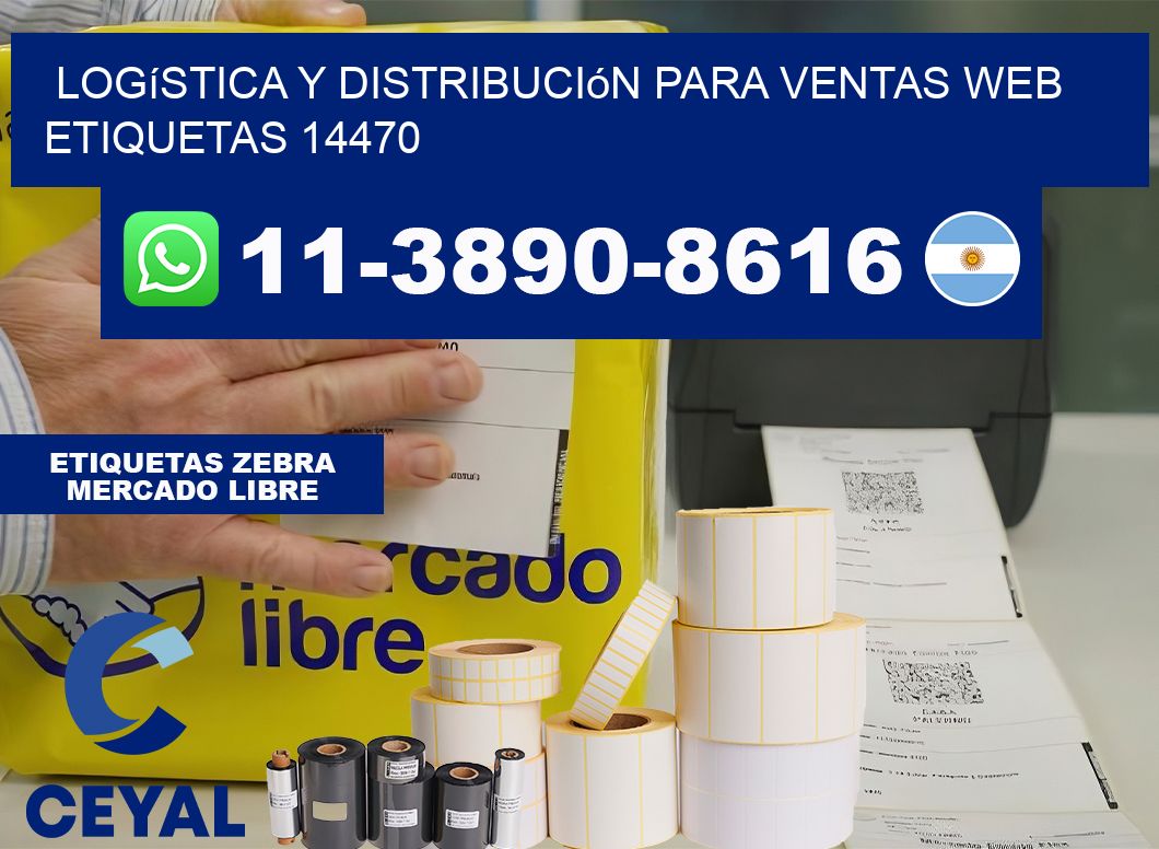 Logística y distribución para ventas web  etiquetas 14470