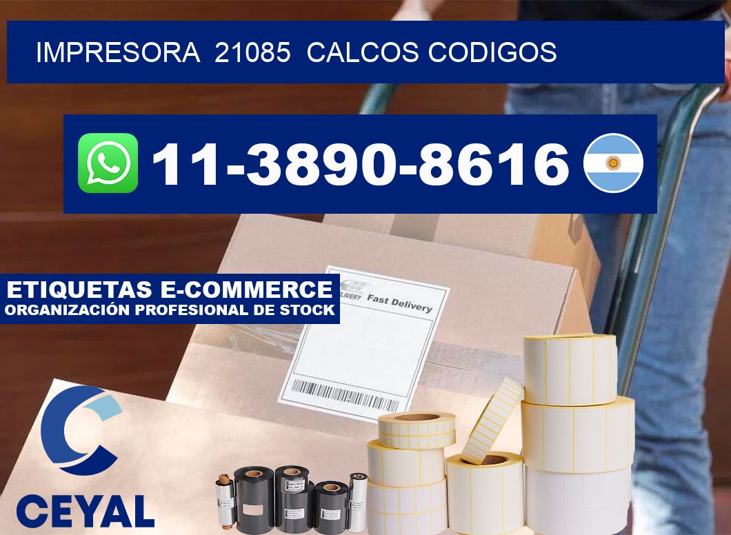 impresora  21085  calcos codigos