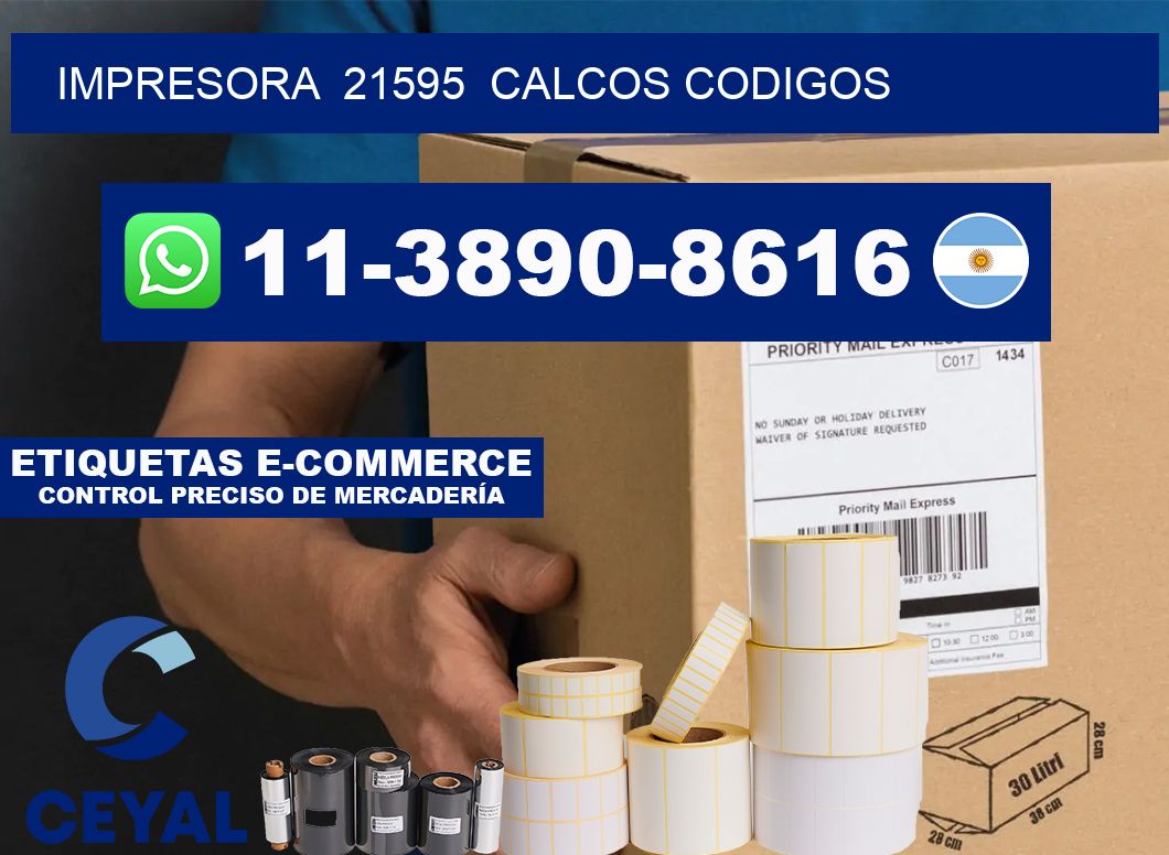 impresora 21595 calcos codigos