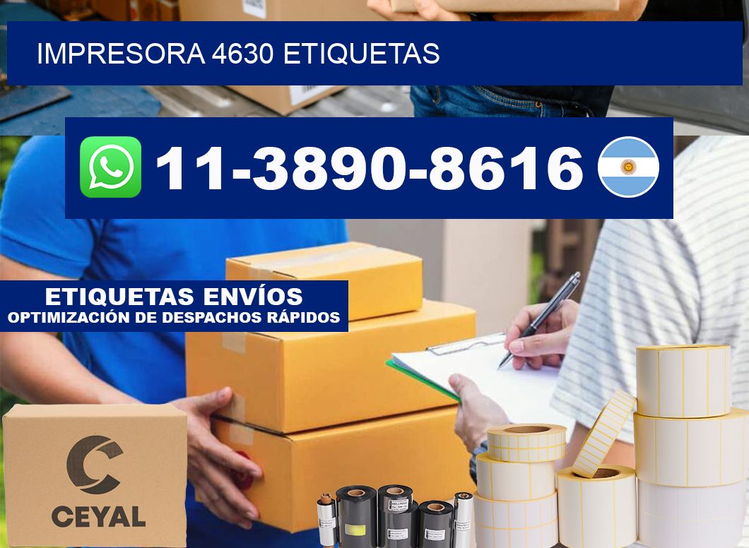 impresora 4630 etiquetas