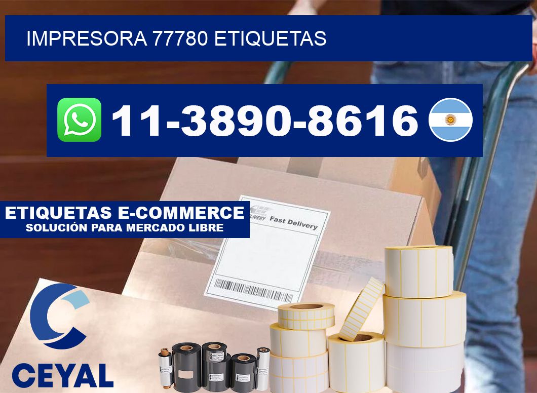 impresora 77780 etiquetas