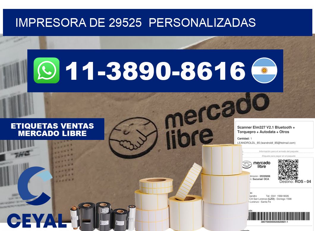 impresora de 29525 personalizadas