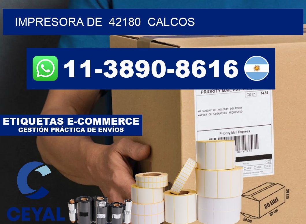 impresora de 42180 calcos