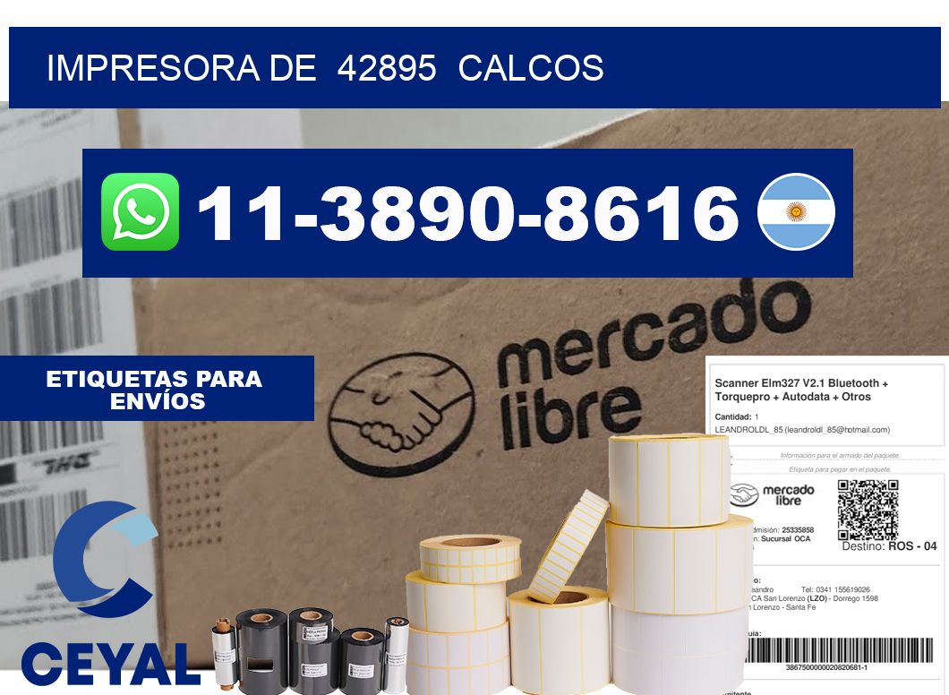 impresora de  42895  calcos
