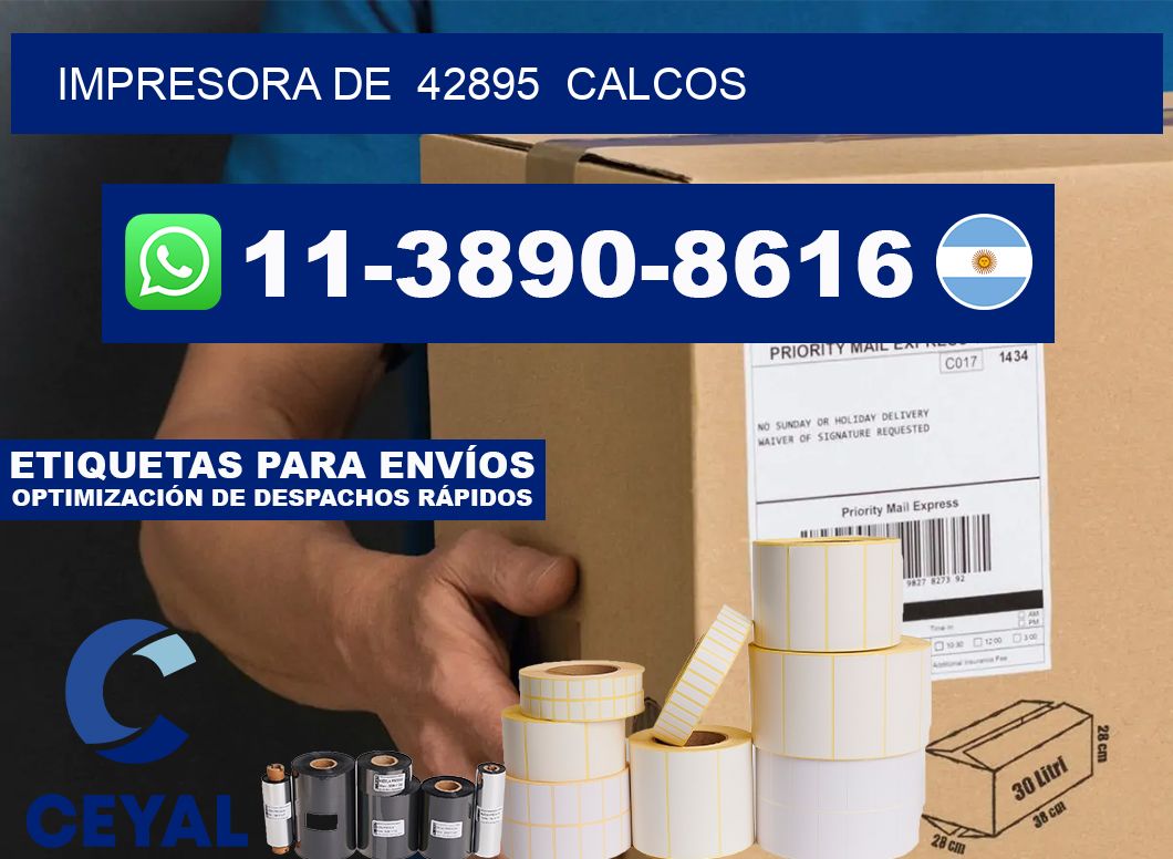 impresora de  42895  calcos