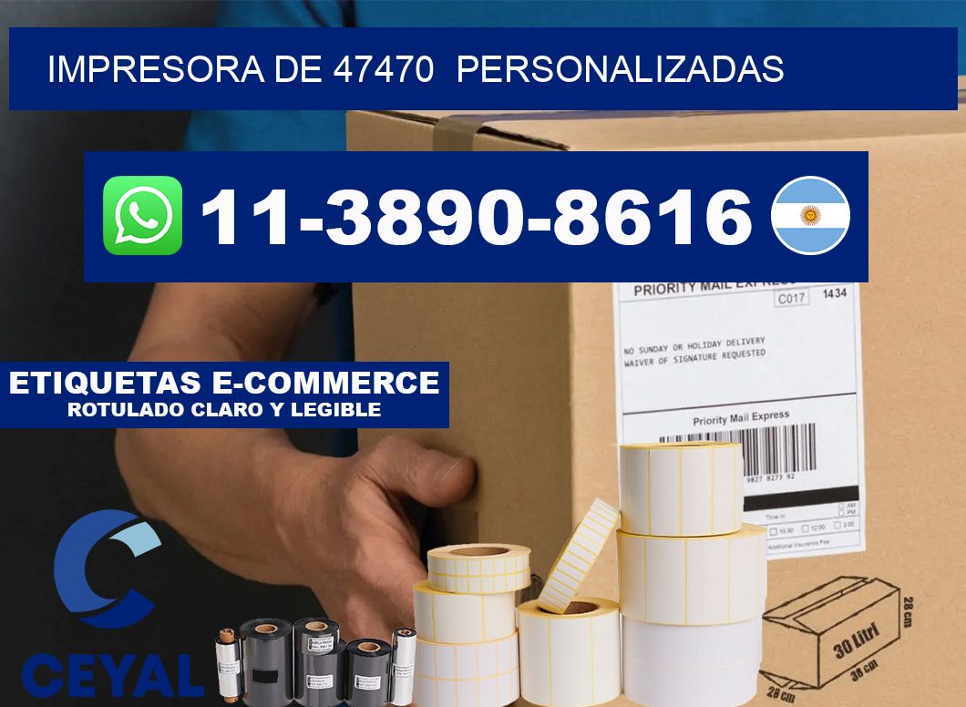 impresora de 47470  personalizadas