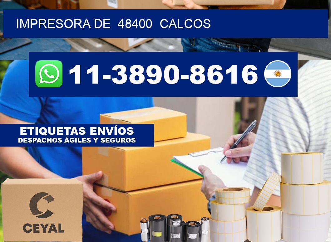 impresora de 48400 calcos