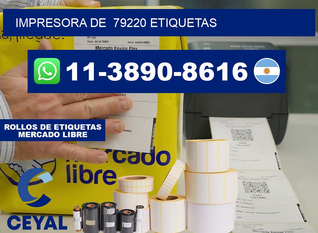 impresora de 79220 etiquetas