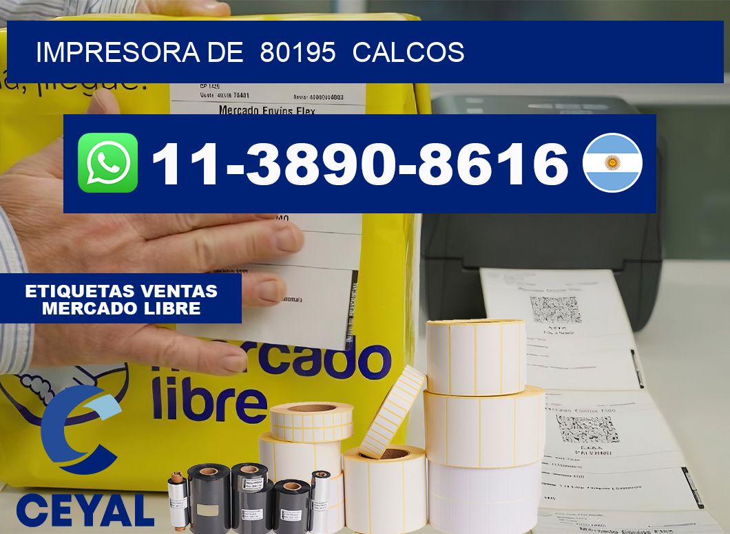 impresora de  80195  calcos