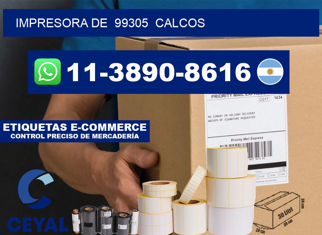 impresora de 99305 calcos