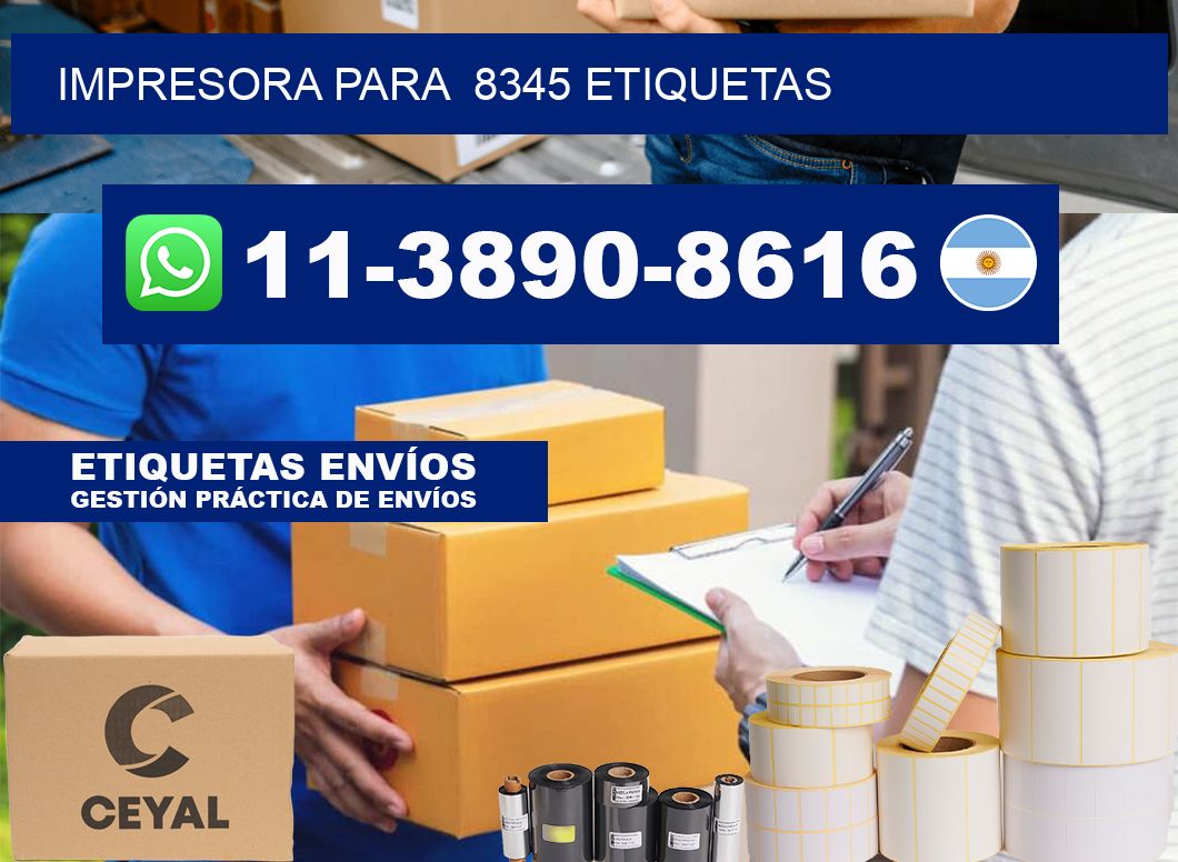 impresora para 8345 etiquetas