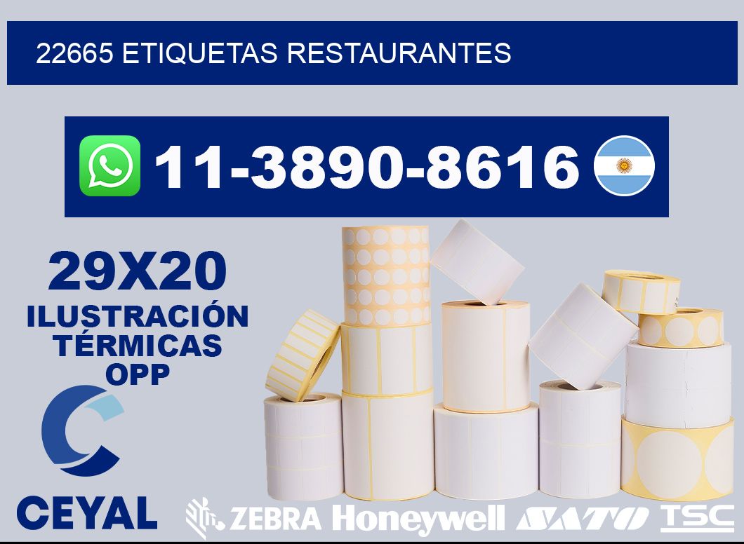 22665 etiquetas restaurantes