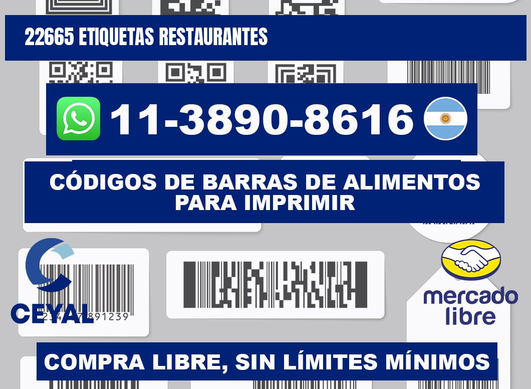 22665 etiquetas restaurantes