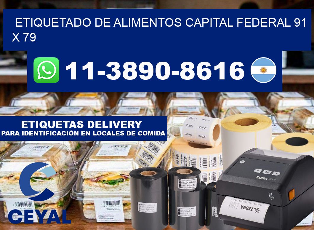 Etiquetado de alimentos capital federal 91 x 79