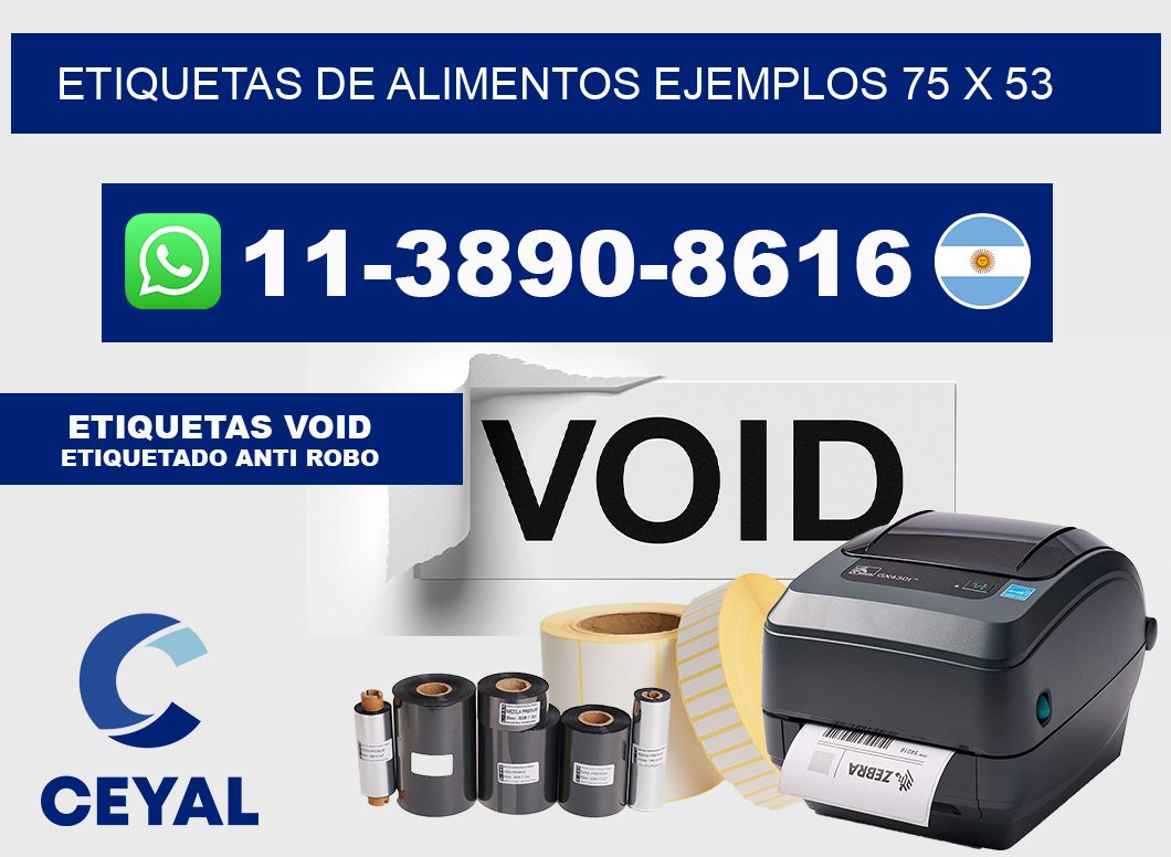 Etiquetas de alimentos ejemplos 75 x 53