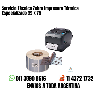 Servicio Técnico Zebra Impresora Térmica Especializado 29 x 75