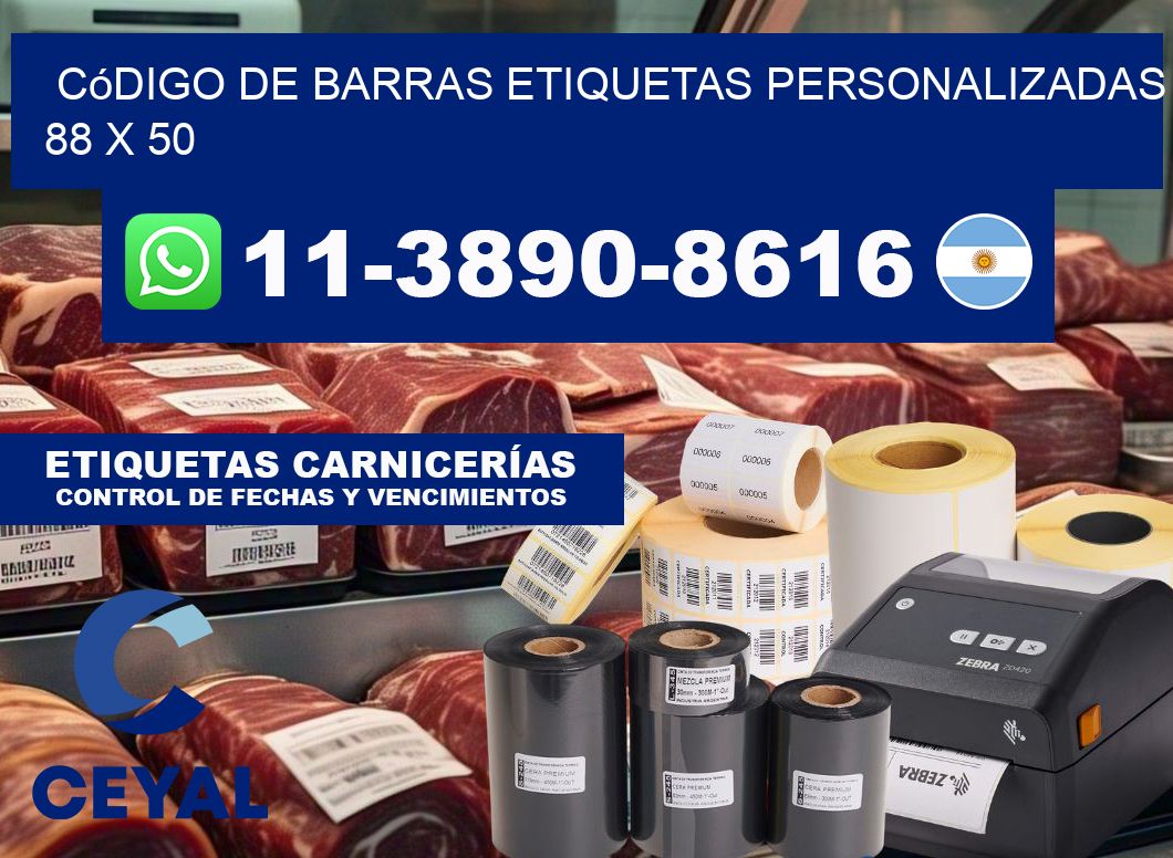código de barras etiquetas personalizadas 88 x 50